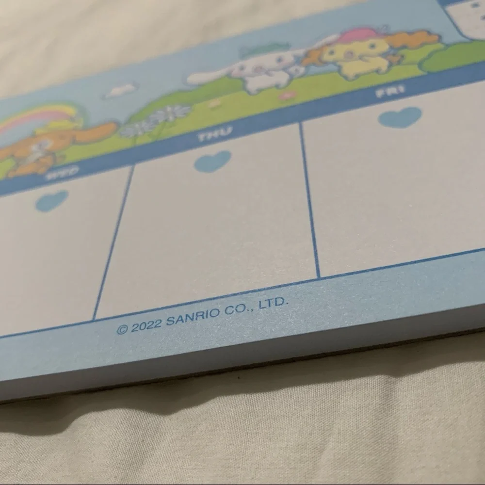 Blue Cinnamoroll Sanrio Weekly Planner Pad
